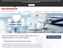 Tablet Screenshot of praxis-rausch.de